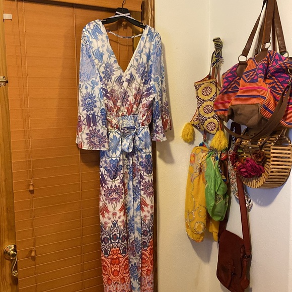 City Chic Cassie Faux Wrap Dress - Picture 7 of 9